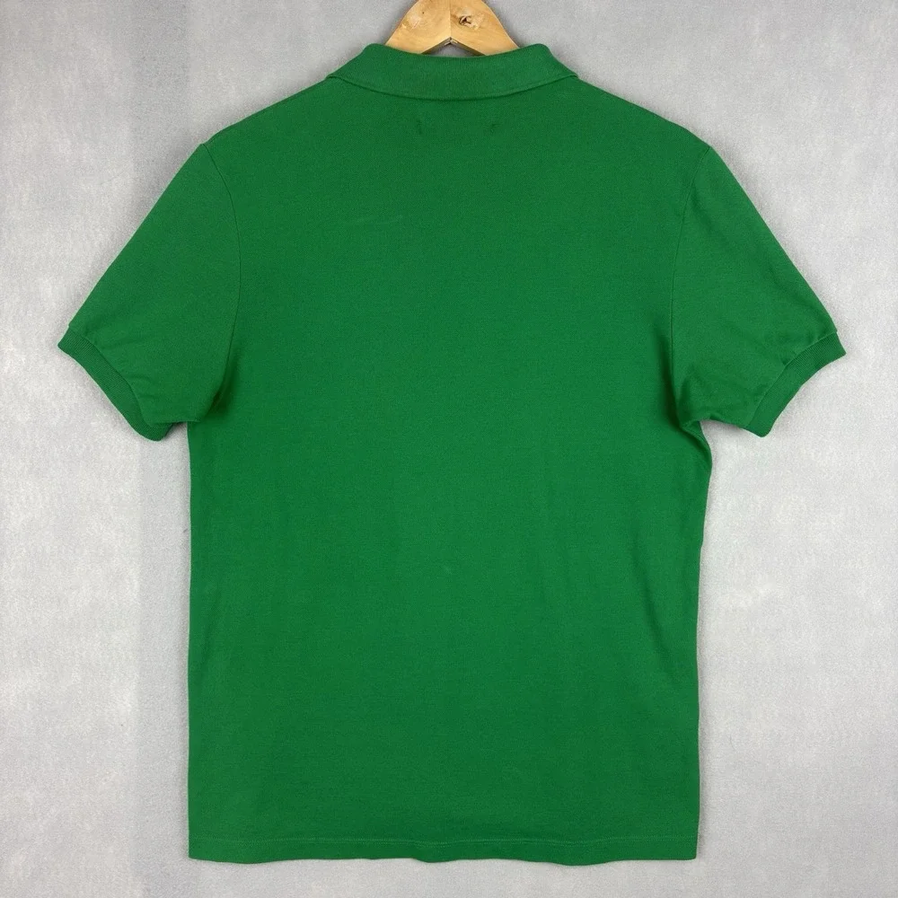 Raf Simons x Fred Perry Polo Shirt Men's 42 Medium Green Slim Fit Casual Preppy